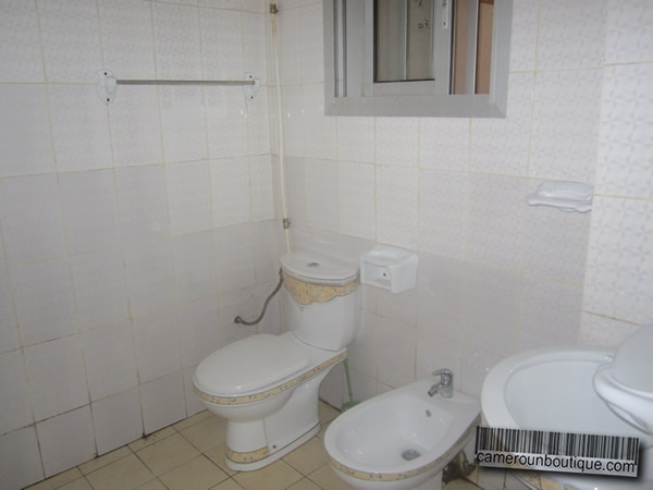 Salle de bain appartement meublé à yaoundé mvan entrée BEAC